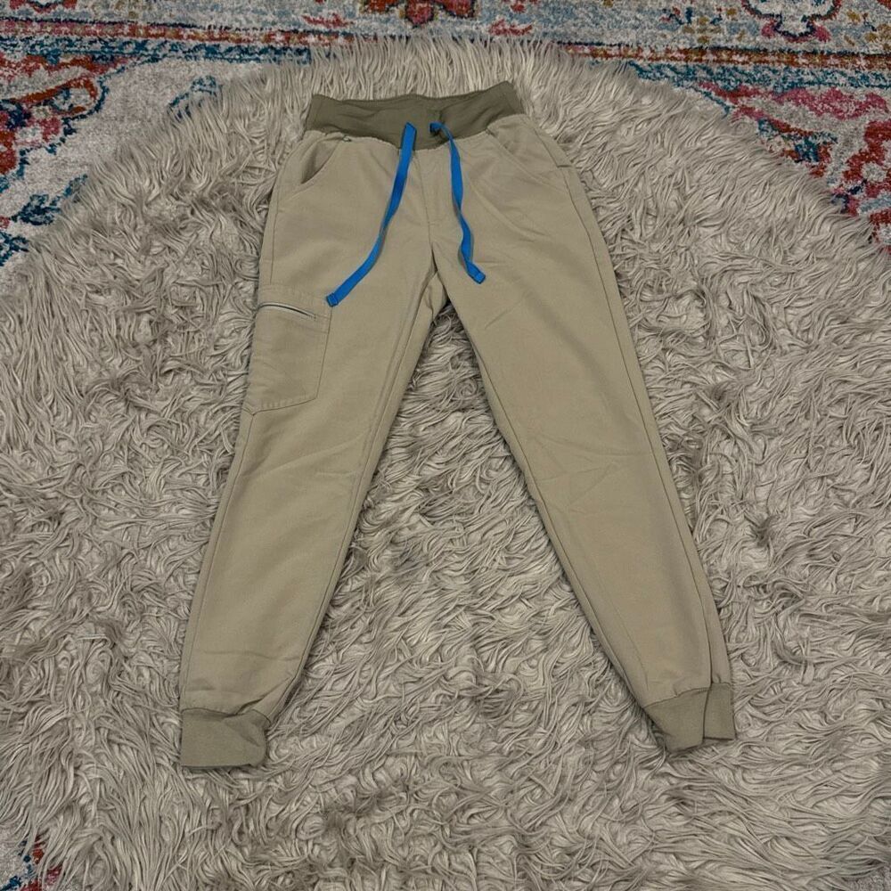Figs scrub bottoms size XXS P sandstone color